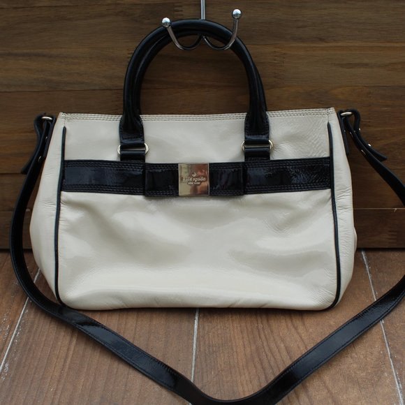 Kate Spade Primrose Hill Patent Goldie Doe Black